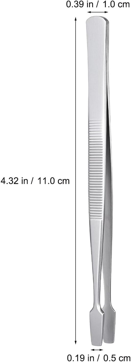 2-Pack Stamp Tweezers Stainless Steel – 4.3” Philately Tools - Image 9