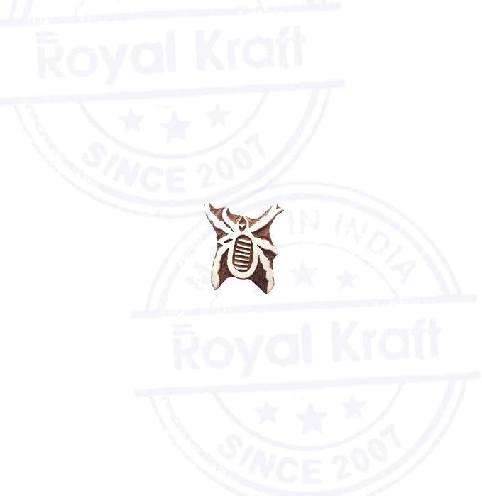 Royal Kraft Wooden Stamps DIY Fabric, Henna Printing Blocks THDtag074 - Image 2