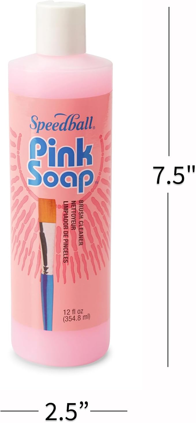 Pink Soap 12-Ounce Brush Cleaner and Conditioner - Image 3