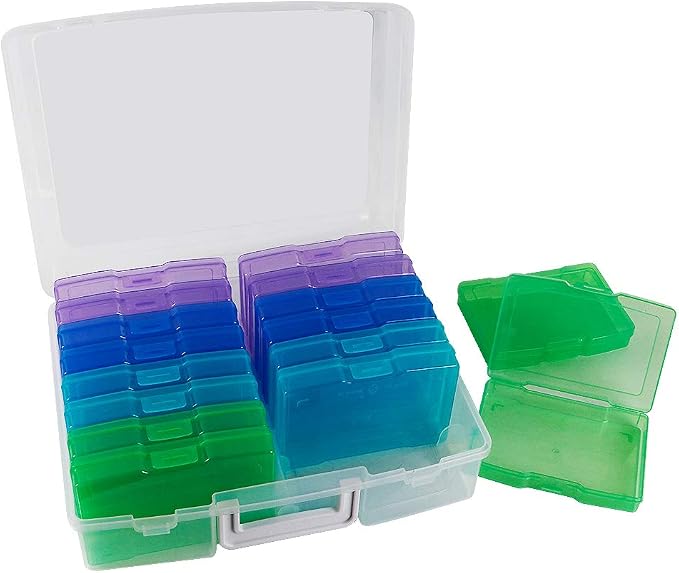 novelinks Photo Storage Box and 16 Inner 4" x 6" Photo Storage Containers | - Image 4