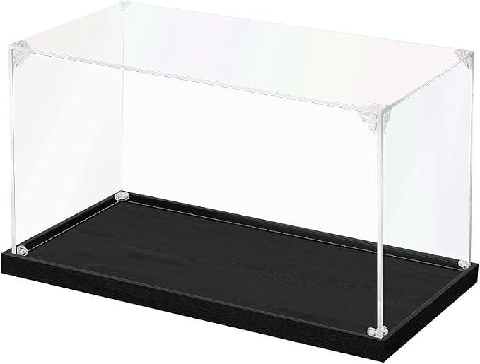 JUJOMAT Acrylic Display Case for Collectibles Clear Acrylic Display Box for by JUJOMAT