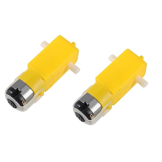 Electric DC TT Motors Kit Plastic Gears AA Battery Holder Case - Image 2