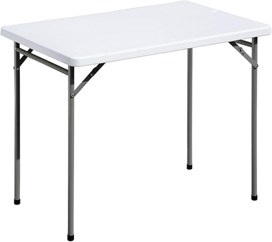 Folding Table 3ft Rectangular All-Occasion Plastic Folding Event Table by OutdoorOasisFurniture