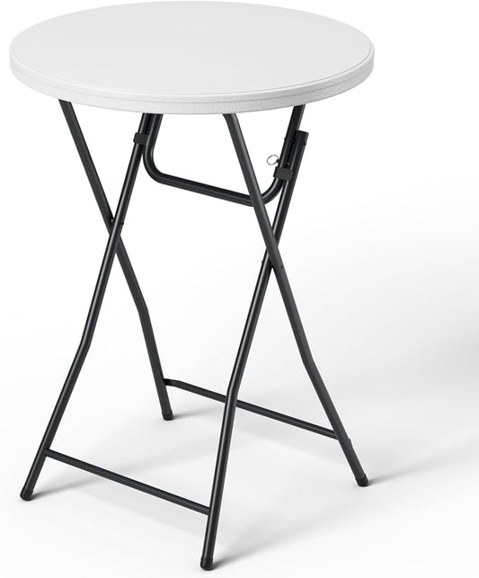 Folding Table, 32 Inch Foldable Cocktail Bar, High Top Round Folding Tables No by FoldingFurniture