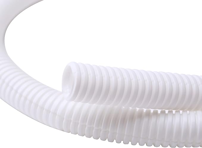 Alex Tech 25ft - 1/4 inch Split Wire Loom Tubing - White by AlexTech