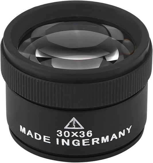 30X Coin Magnifying Glass, Portable Jewelry Loupe | Portable Pocket Magnifier by Lwuey