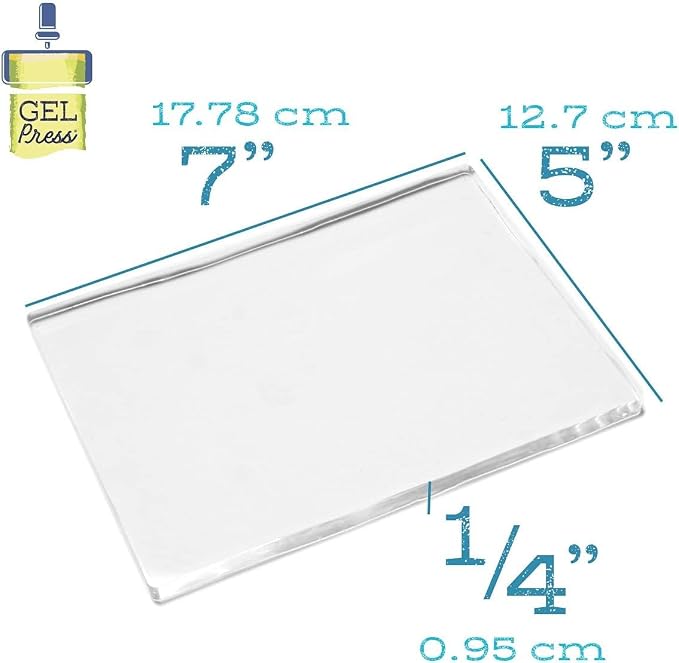 Gel Press Monoprinting Print Plates – 5” x 7” Gel Plate Class Pack Value Pack - Image 2