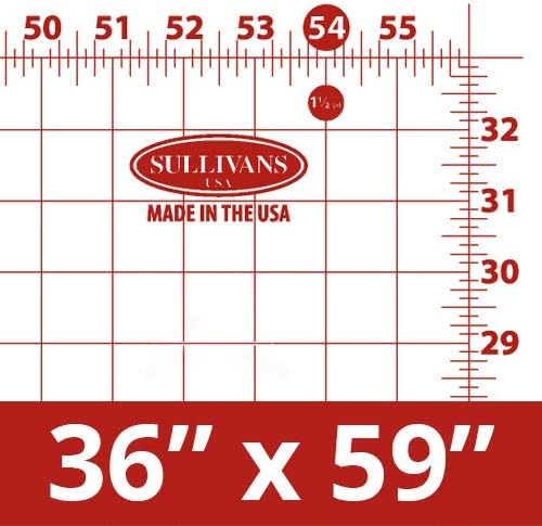 Sullivans USA Cutting Mat with grid, 59 inch by 36 inch, - Image 4
