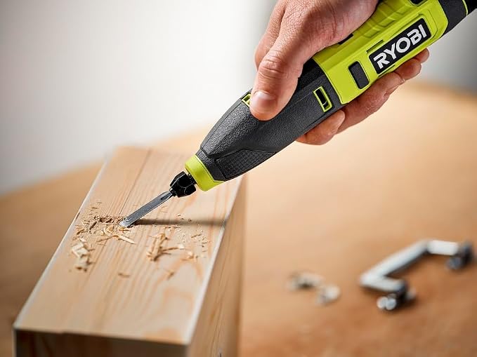 RYOBI USB Lithium Power Carver Wood Carving Kit - Image 3