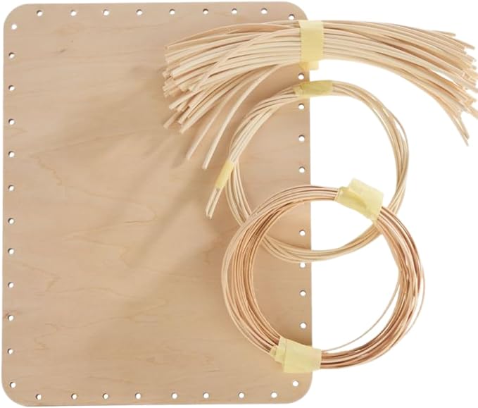 PEDDIG SHOP DIY Basket Weaving Tray Kit – Complete Rattan Craft Set - Image 8