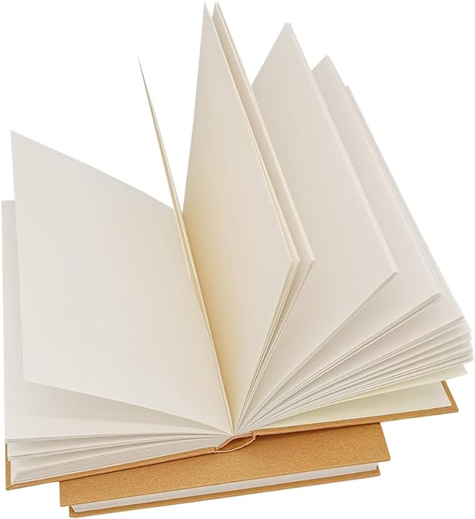 8.5x11 Sketch Book, 240 Sheets, Hardcover Bound Sketch Notebook, 120 Sheets Each - Image 3