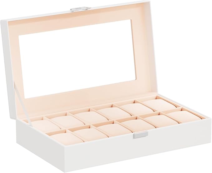 ProCase Watch Box Organizer, 12 Slot Watch Display Case - Image 9