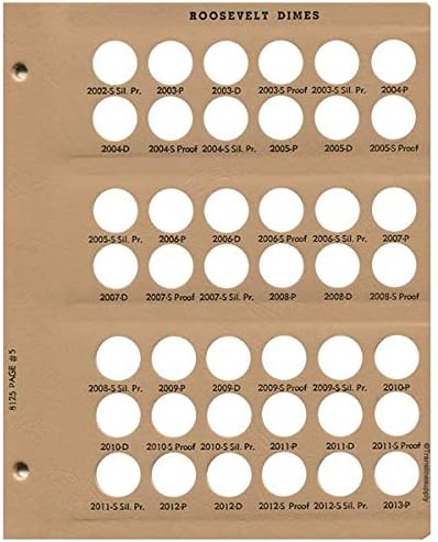 Dansco US Roosevelt Dime Coin Album 1946 - Image 6