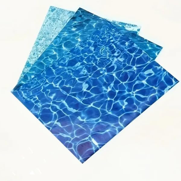 Warmtree 6 Pcs Ripple Water Sticker Materials Diorama Supplies | Pearlescent by Warmtree