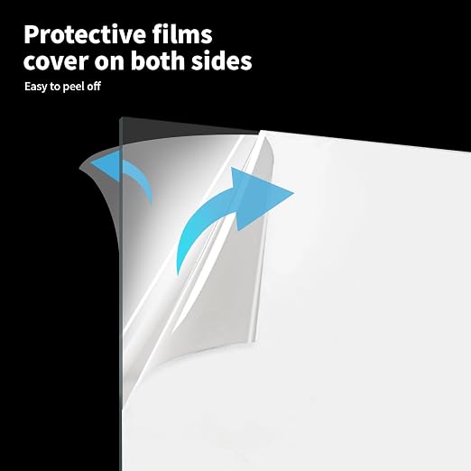 Art3d 10-Pack of 12×16" PET/Plexiglass Sheets, Transparent Clear Flexible - Image 7