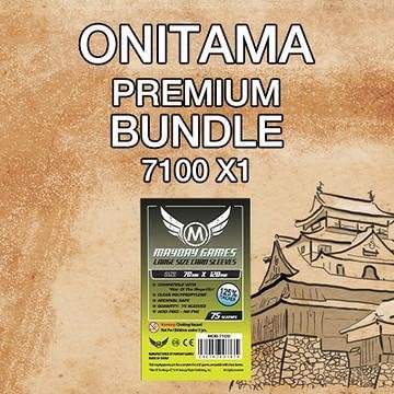 Mayday Games Onitama Game Accessory- Premium Card Sleeve Bundle by MAYDAYGAMES