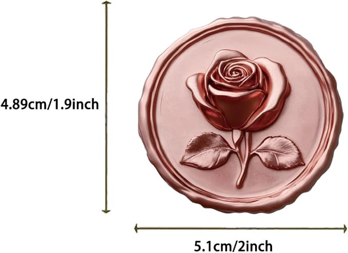 50 Pcs Clear PET Wax Seal Aesthetic Stickers - Image 3