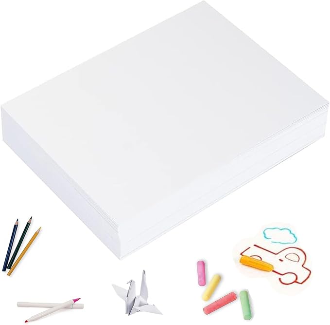 9"x12" White Paper for Art Craft 100 Sheets Drawing Paper for Sketching by WAUPPY