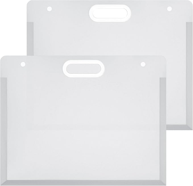 Chinco 2 Pcs Plastic Art Portfolio Bag by Chinco