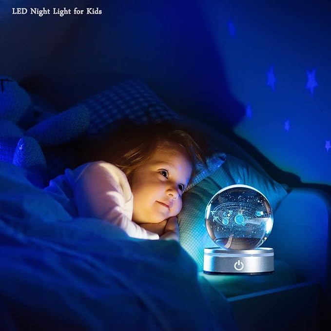 IFOLAINA 3D Solar System Crystal Ball Model Gift Space Astronomy Gift | Planets - Image 7