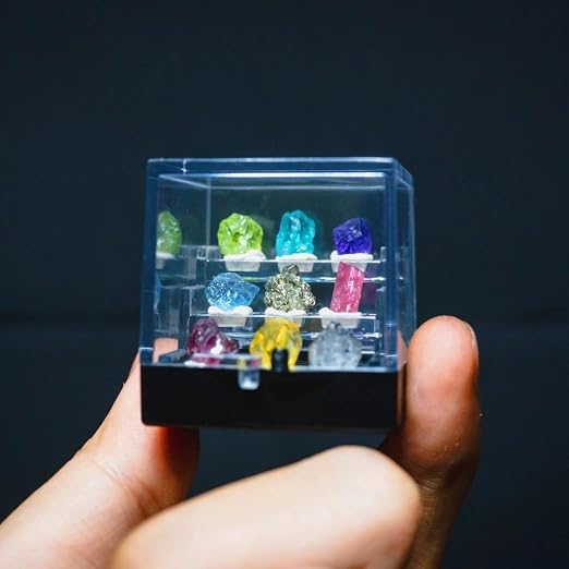 9 Rare Natural Gemstone Collection Gift Box-Peridot, Apatite & 7 Exquisite - Image 5