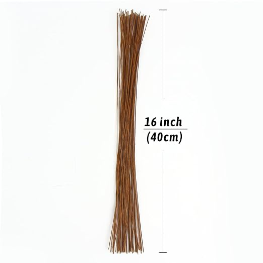 Decora 20 Gauge Brown Floral Wire 16 inch, 50/Package - Image 3