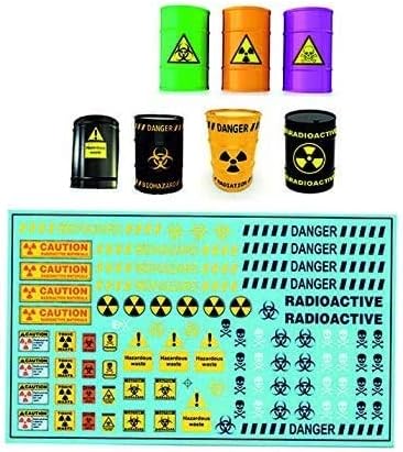 Dan Models 35010-1/35 Decals. Toxic Waste Barrels Label Scale New in Box by Unknown