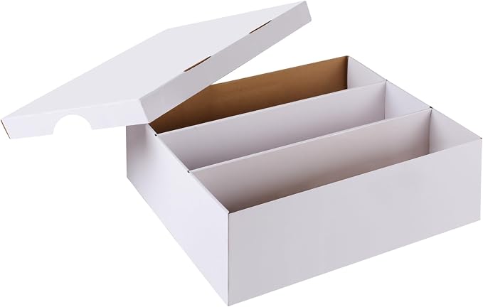 Card Storage Box, 3 Rows about 2400 Count Collector Cards Box by Unknown