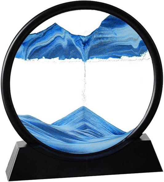 Arthink Moving Sand Art Picture, Liquid Motion 3D Sea Sandscape in Motion by Arthink