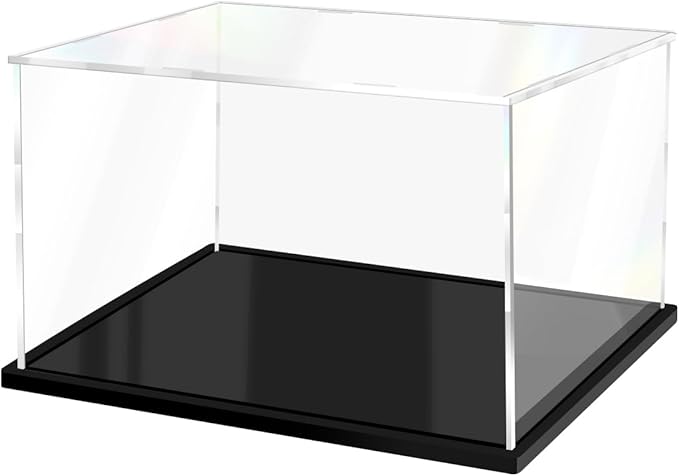 Acrylic Display Boxes for Collectibles Assemble Clear Acrylic Box Dustproof by XINISS