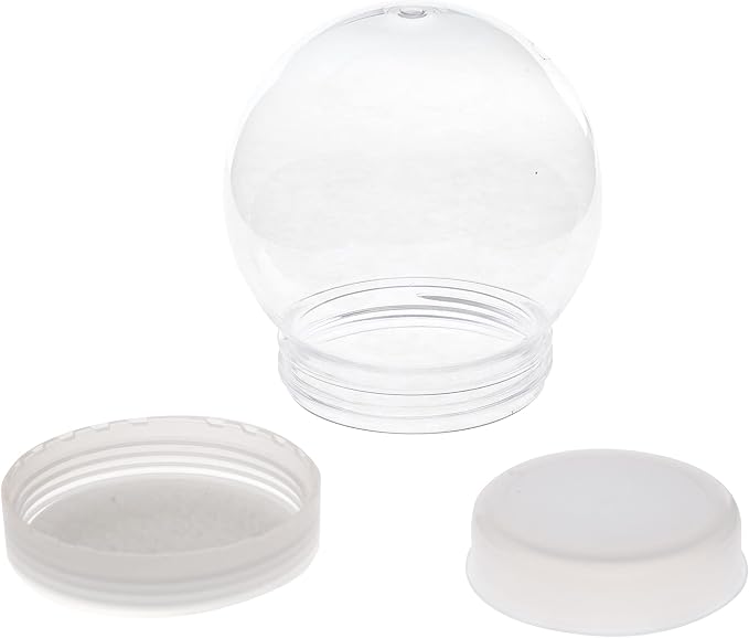 Creative Hobbies Pack of 6 4 Inch DIY Snow Globe Water Globe - Image 3