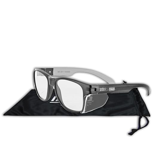 MAGID Y50 Safety Glasses for Construction | Black Frame — 2 Pairs, ANSI Z87.1+ - Image 3