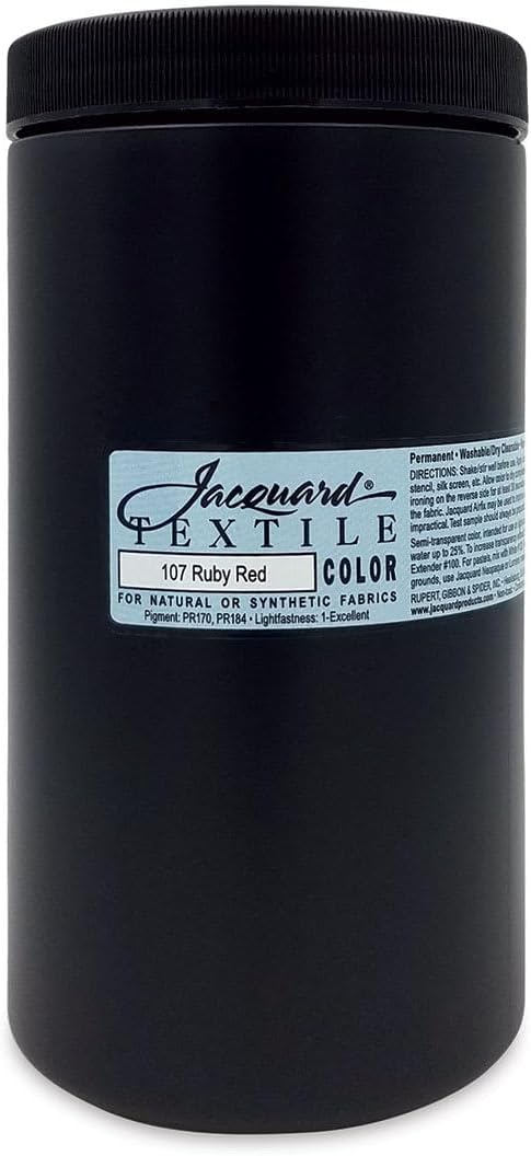 Jacquard Permanent Textile Color Quart Jar by Jacquard