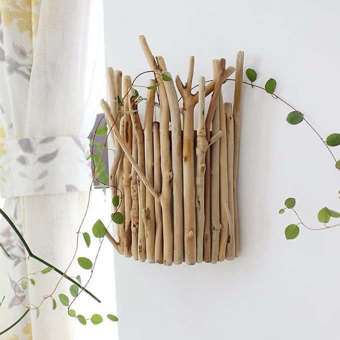 Natural Driftwood Pieces, Unfinished Wooden Sticks - Image 6