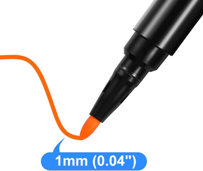 24 Liquid Chalk Markers 12 Colors - Image 7