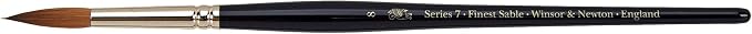 Winsor & Newton Series 7 Kolinsky Sable Brush, Round SH #8 by WinsorNewton