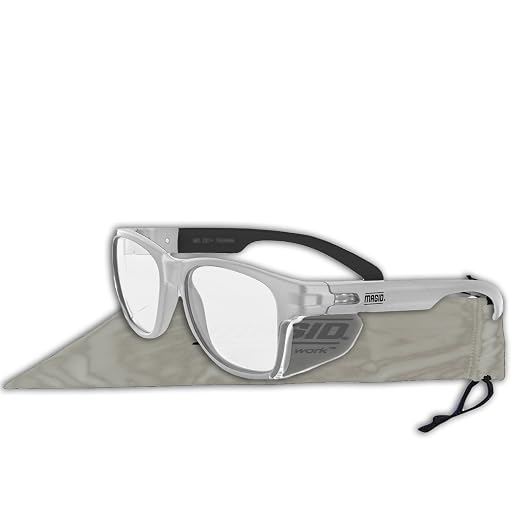 MAGID Y50 Safety Glasses for Construction | White Frame — 72-Pack, ANSI Z87.1+ - Image 3