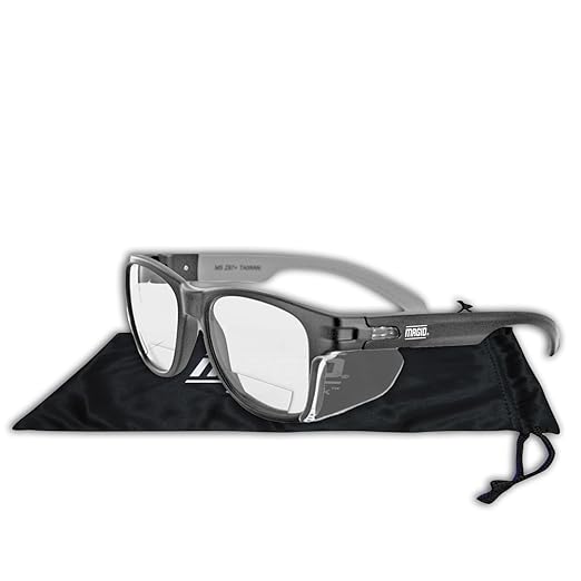 MAGID Y50 Safety Glasses for Construction | Black Frame — 144-Pack, ANSI Z87.1+ - Image 3