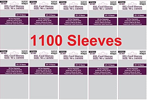Sleeve Kings 8XL Sleeves 90 X 140 mm by SleeveKings