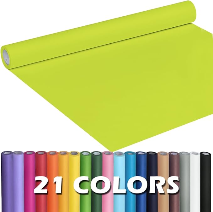 PerkHomy Neon Green Kraft Paper Roll 17.5" x 960" by PerkHomy