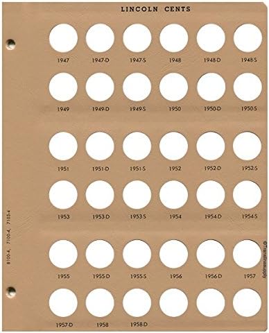 Dansco US Lincoln Cent with Proof Coin Storage Album 1909 - Image 5