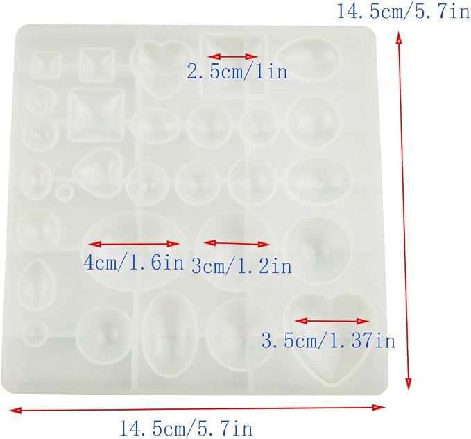 Jewelry Casting Molds, Gem Jewelry Silicone Casting Mold, - Image 3