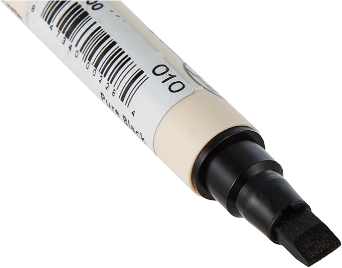 Zig Memory System Calligraphy Dual Tip Marker, Pure Black Pack of 6 - Image 5