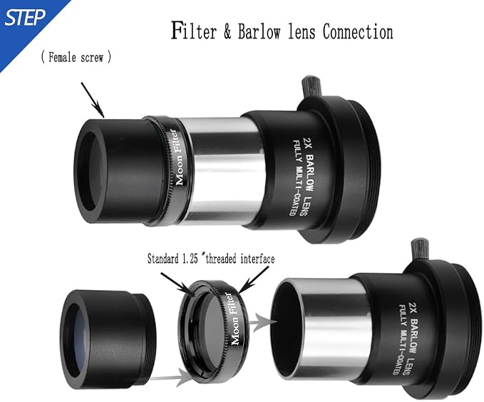 1.25" Telescope Eyepiece Filter Set - Image 6