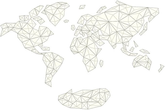 World Map DIY Paper Model Kit - Image 3