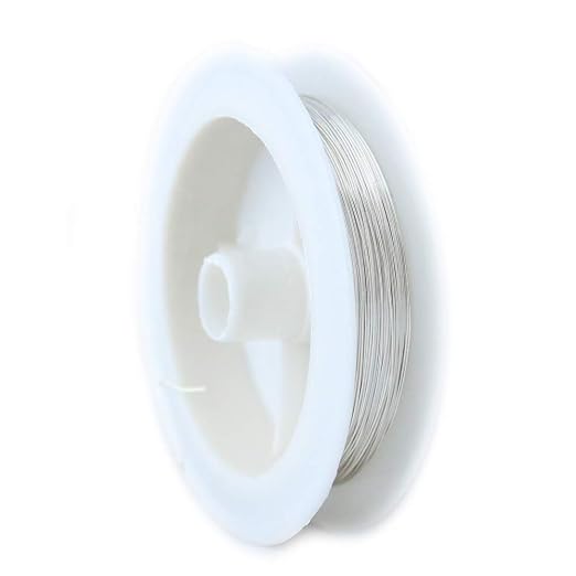 925 Sterling Silver Wire, 30 Gauge, Half Hard, 25FT by CRAFT WIRE | Sterling - Image 4