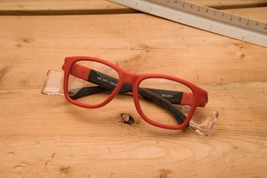 MAGID Y50 Safety Glasses for Construction | Red Frame — 144-Pack, ANSI Z87.1+ - Image 4