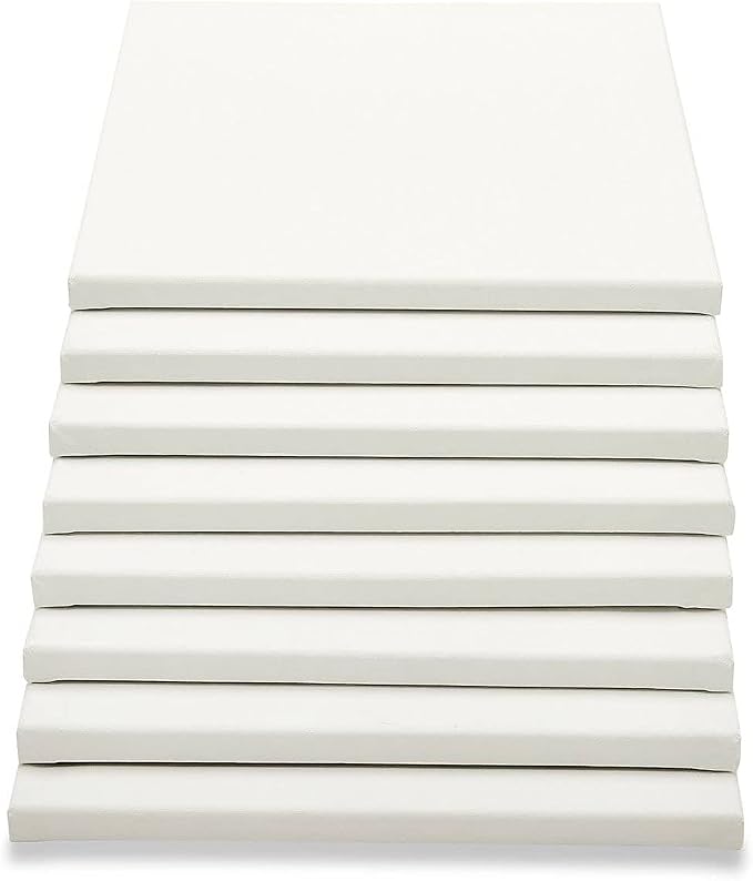 KINGART Stretched White Canvas Set – Rectangle, 11x14 Inch, Triple Gesso Primed - Image 4