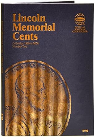 Whitman US Lincoln Memorial Cent Coin Folder Volume 2 1999 by Unknown