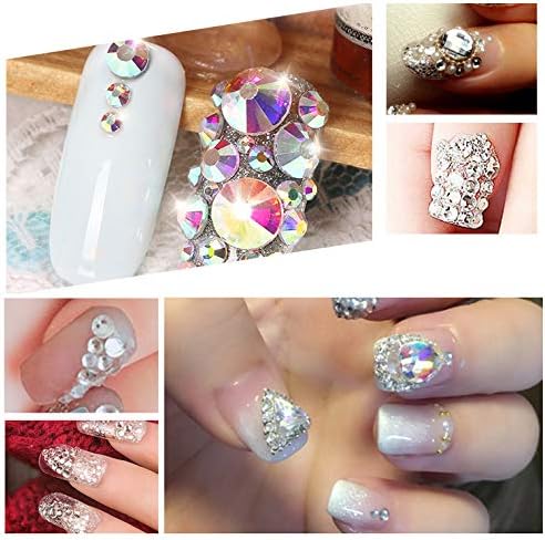 Onwon 288 Pieces SS34 / 7mm Clear Crystal Flat Back Brilliant Round Rhinestones - Image 5